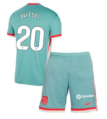 Atletico Madrid Axel Witsel #20 Borta Kläder Barn 2024-25 Kortärmad (+ Korta byxor)